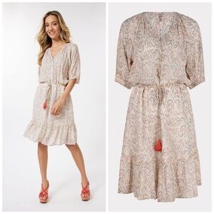 NWOT |•ESQUALO•| Light Airy Paisley Dress Sizes 6, 8, 12